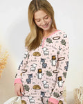 He Is Risen Easter Family Matching Bamboo Women Pajama Set