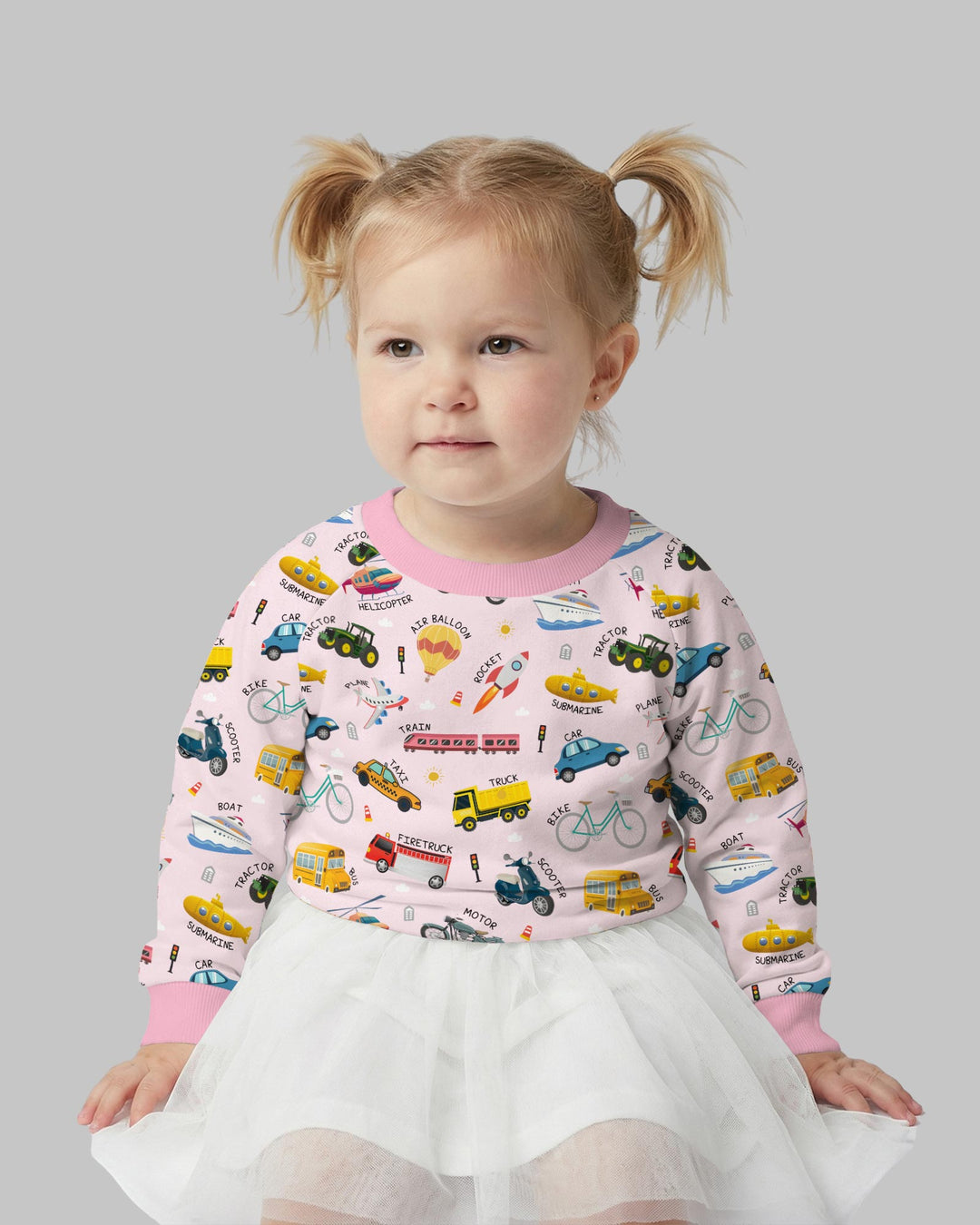 Sweatshirt mit Rundhalsausschnitt aus Bambusfaser