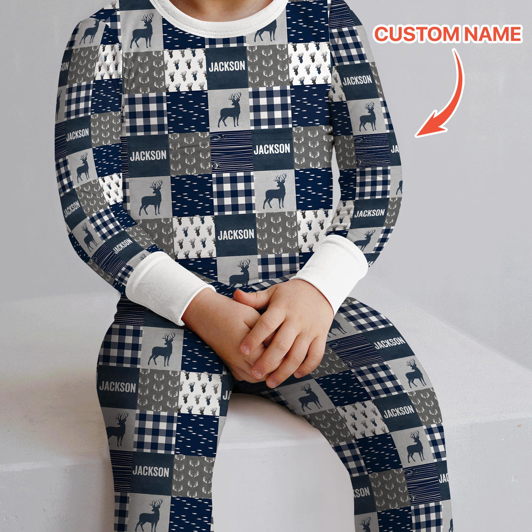 Dad’s Hunting Buddy Two Piece Long Sleeve Pajama Set