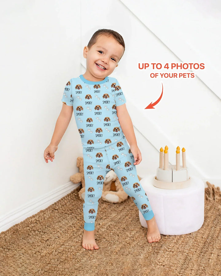Zweiteiliges, kurzärmliges Pyjama-Set mit Marienkäfern