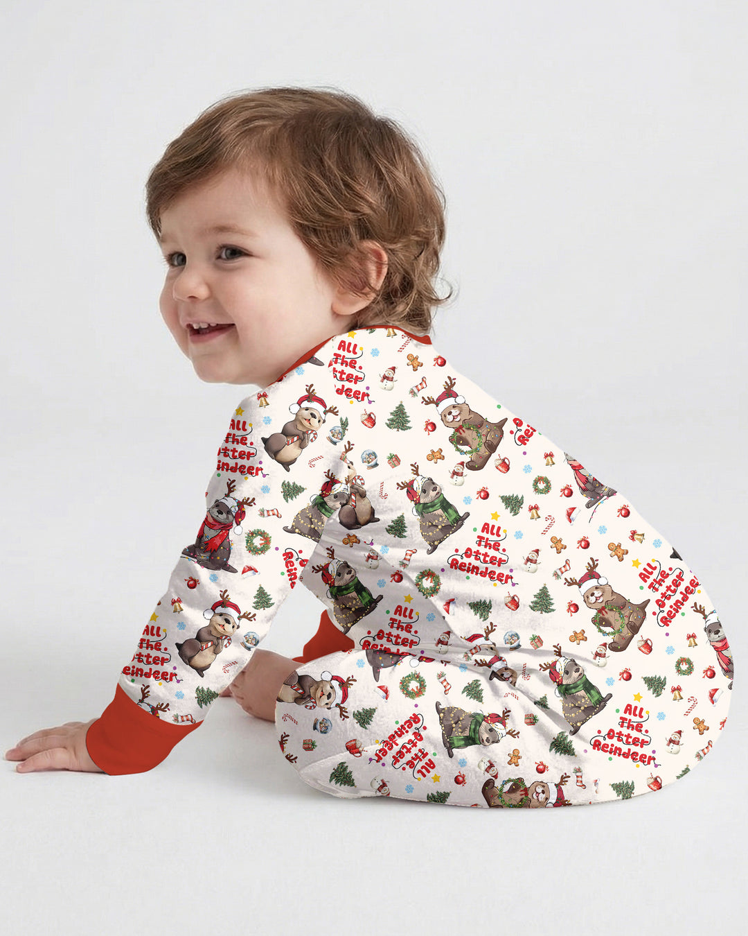 All The Otter Reindeer Bamboo Convertible Zippy