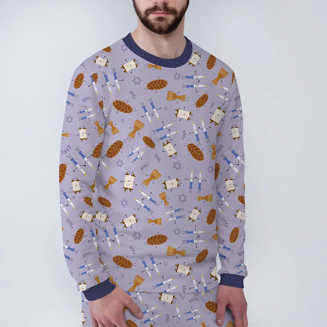 Vorlage Herren-Pyjama-Set