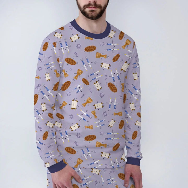 Vorlage Herren-Pyjama-Set