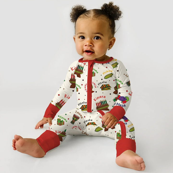 Happy Kwanzaa Family Matching Convertible Zippy