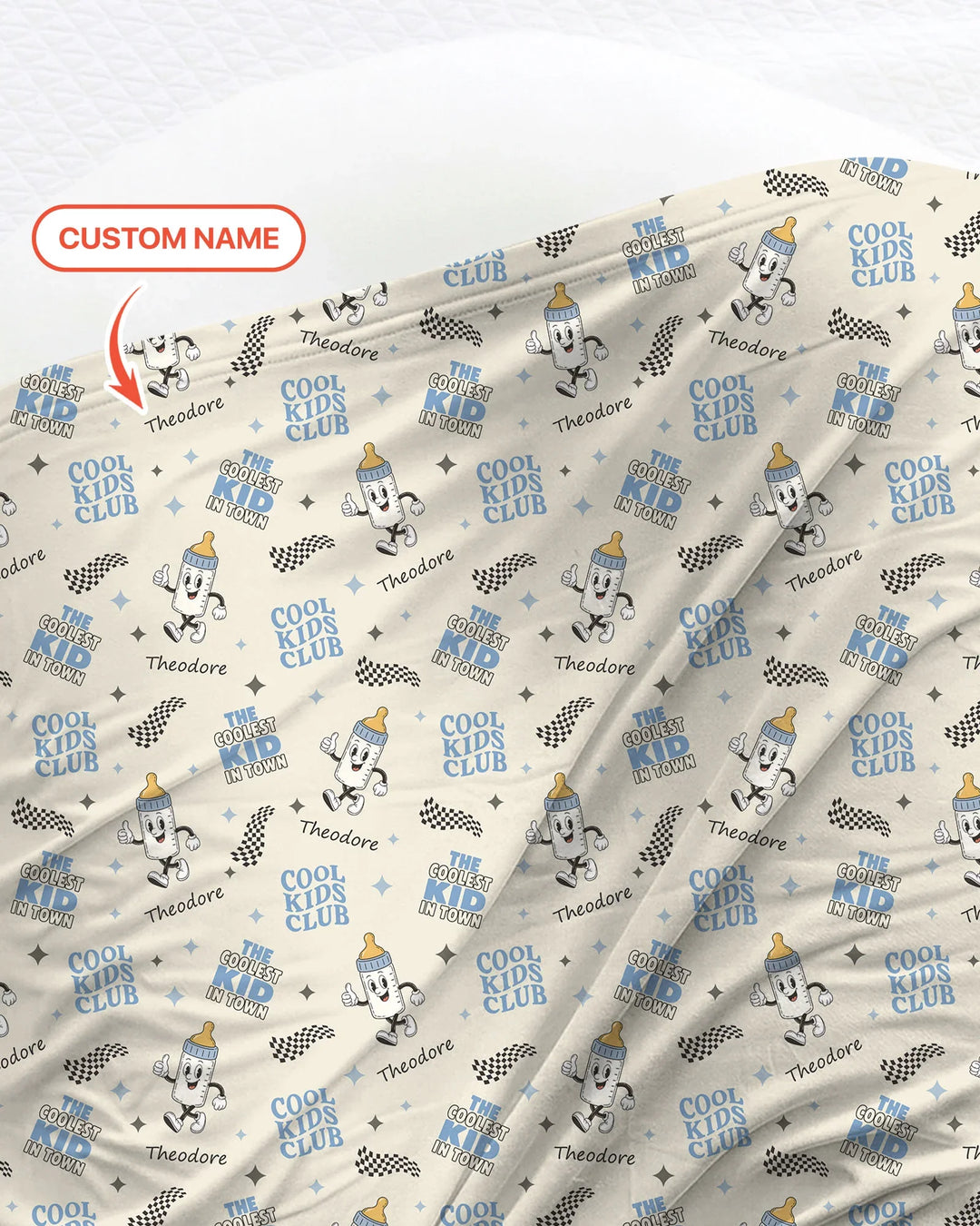 Manta a juego personalizada para papá y yo de Club Genial