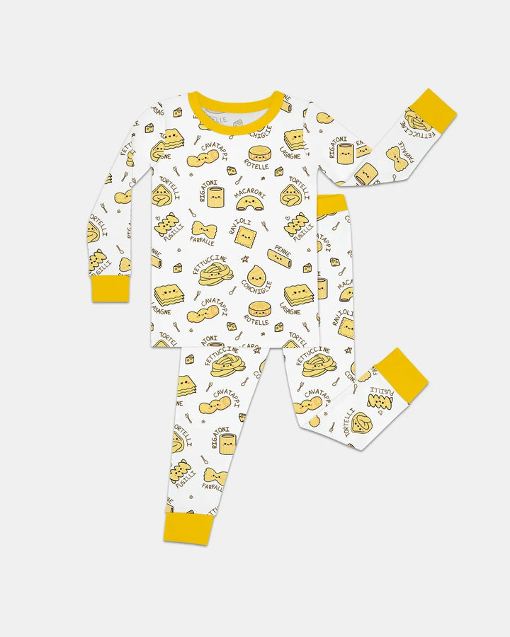 Kawaii Pasta Two Piece Long Sleeve Pajama Set