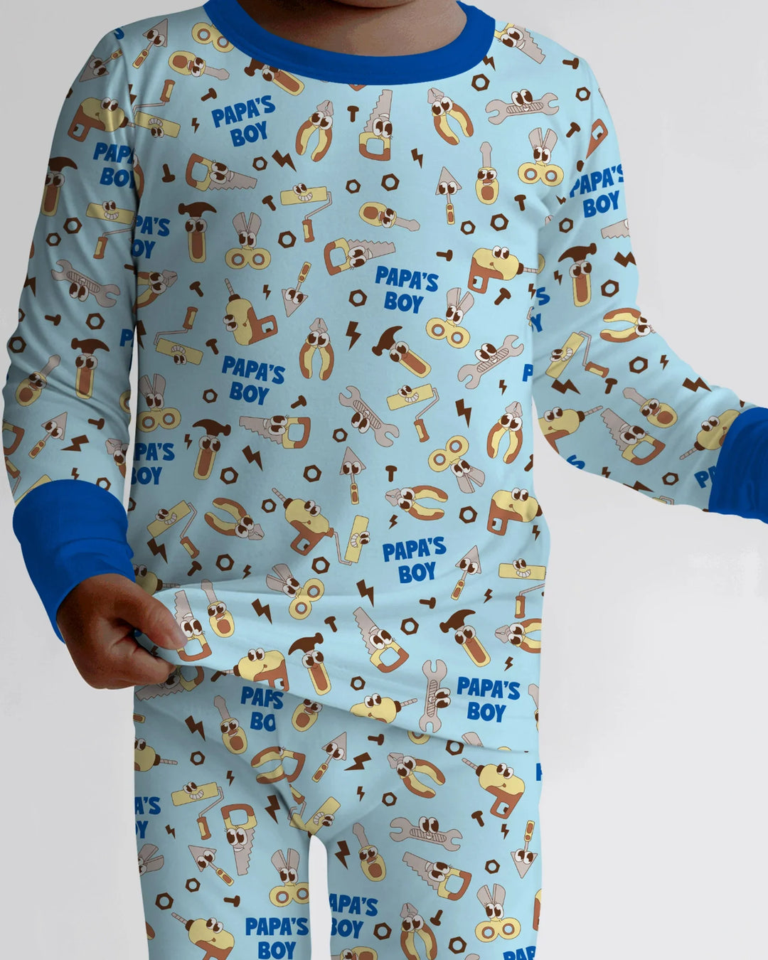 Fixer of All Things Dad Club Bamboo Two Piece Long Sleeve Pajama Set