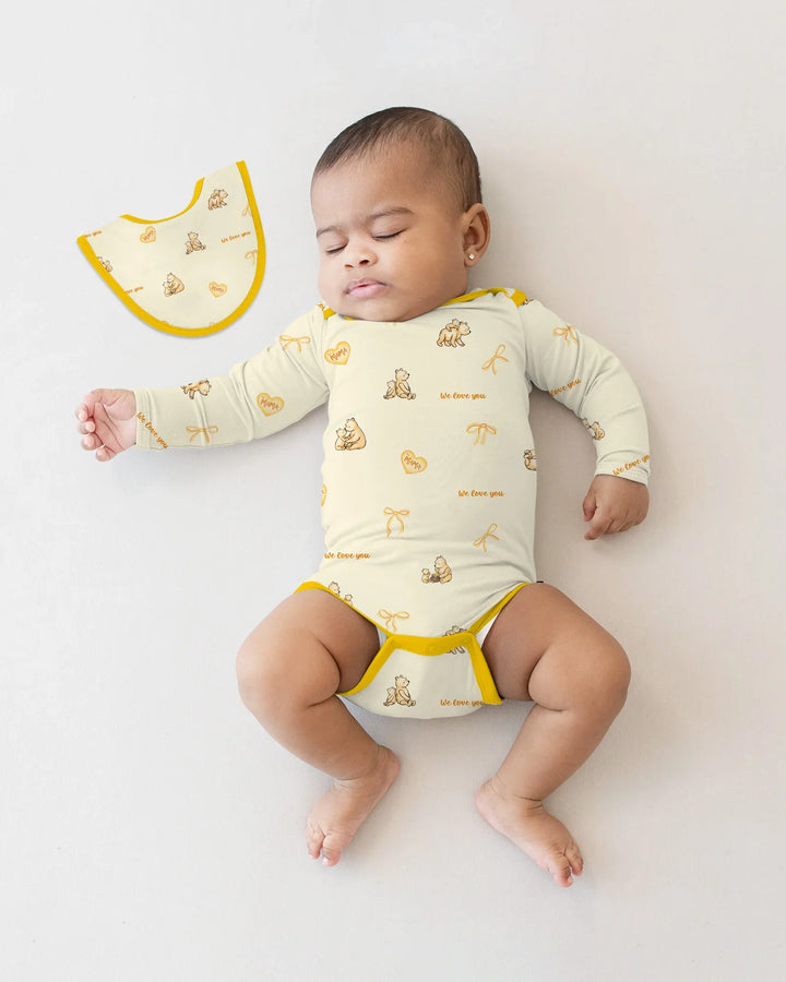 Sweat Yellow Mama Bear Bodysuit