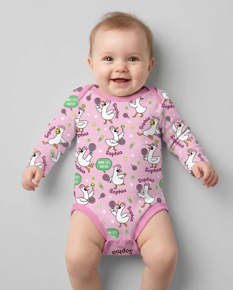 Gerippte Babykleidung mit individuellem Foto - Weich &amp; Skizzenhaft