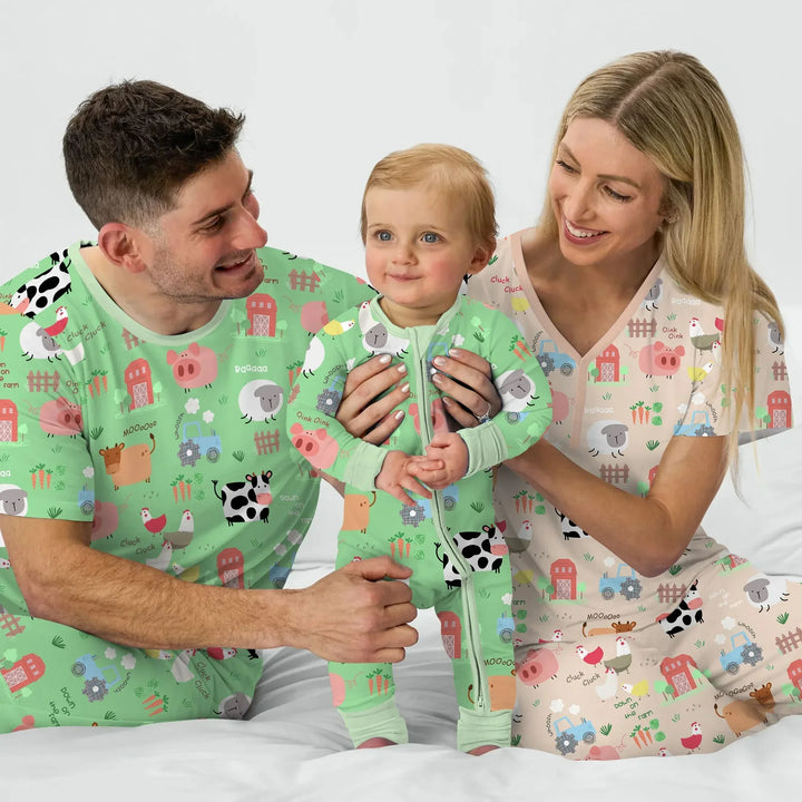 Farm Yard Men's Pajama Set