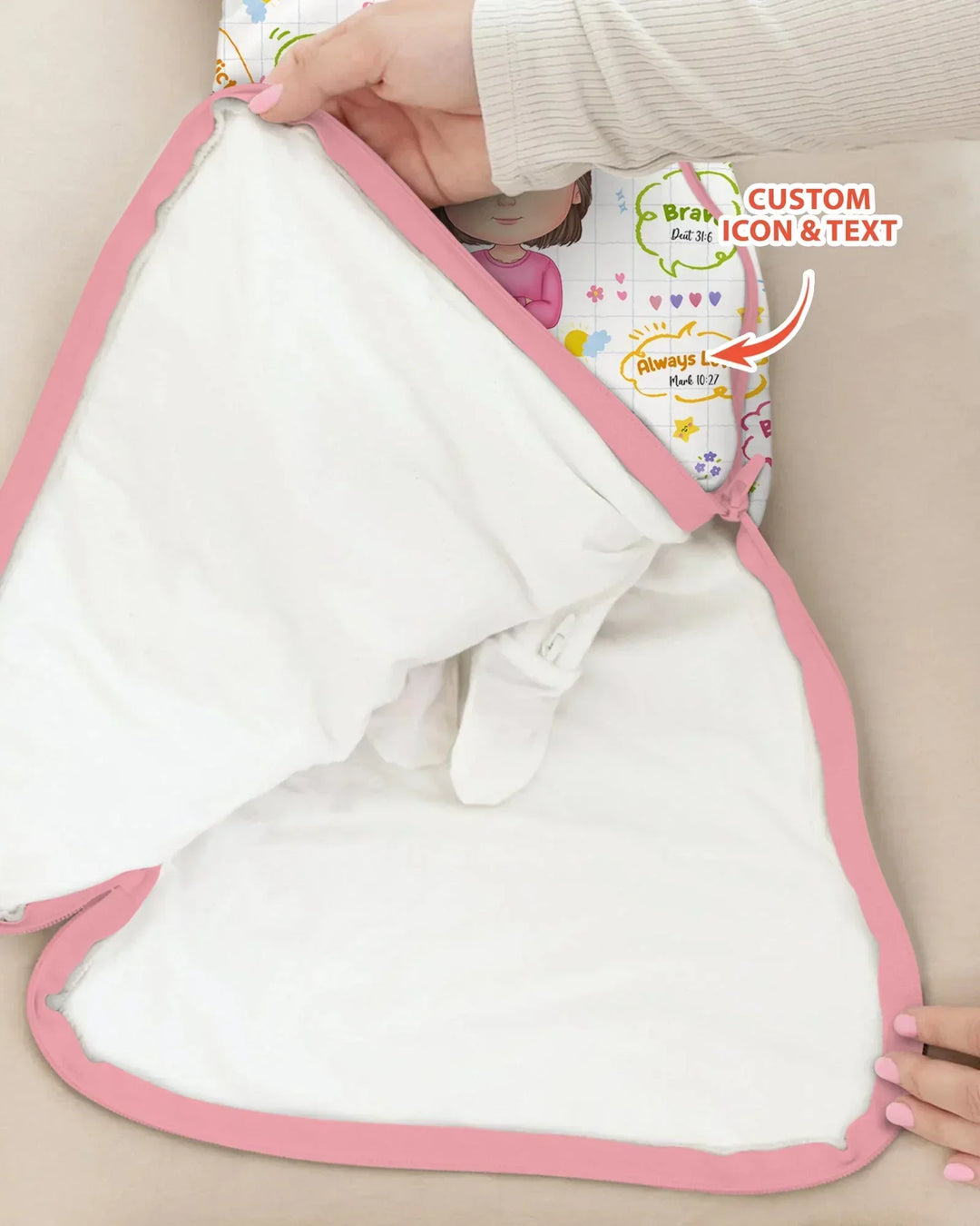 Vorlage für benutzerdefinierten Schlafsack