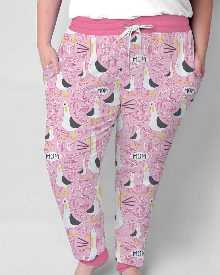 Funny Seagull MOM Women Pajama Set