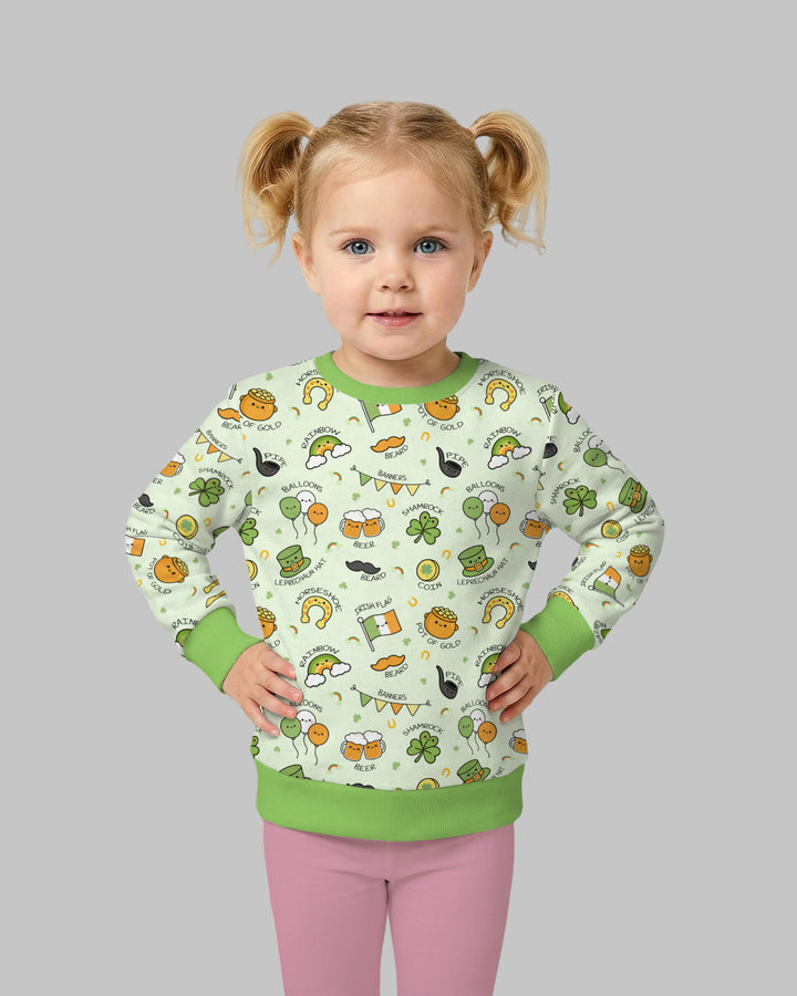Kawaii St Patrick's Day Crewneck Sweatshirt