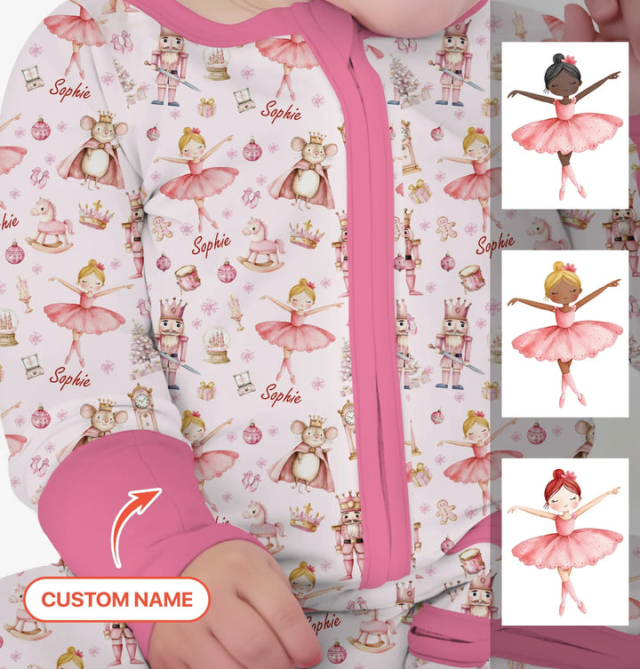 Custom Character "Ballerina Nutcracker Fairytale" Convertible Zippy
