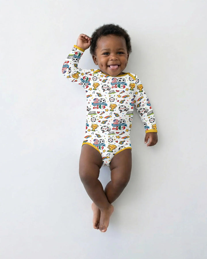 Soccer Fever 2026 Family Matching Bamboo Bodysuit