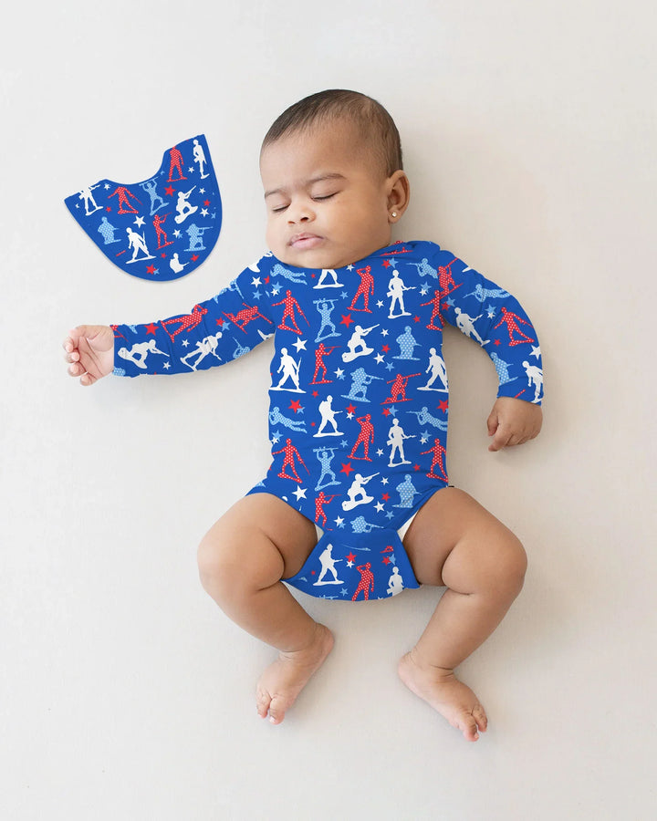 Army Toys 4th of July Bamboo Bodysuit