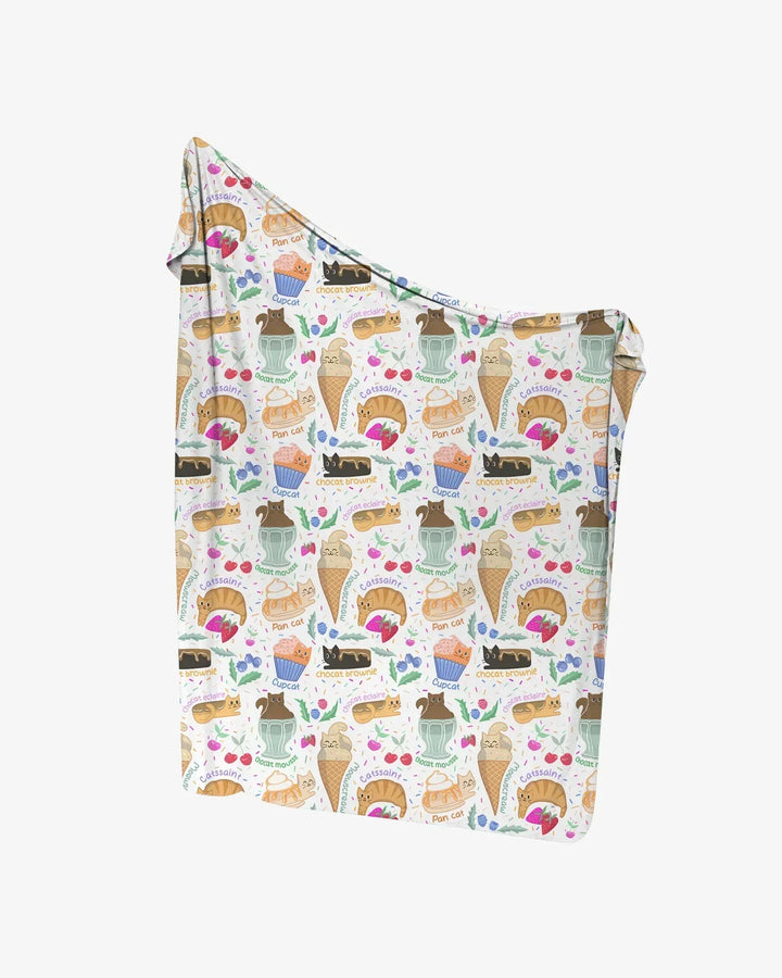 Purrfect Treats swaddle blanket