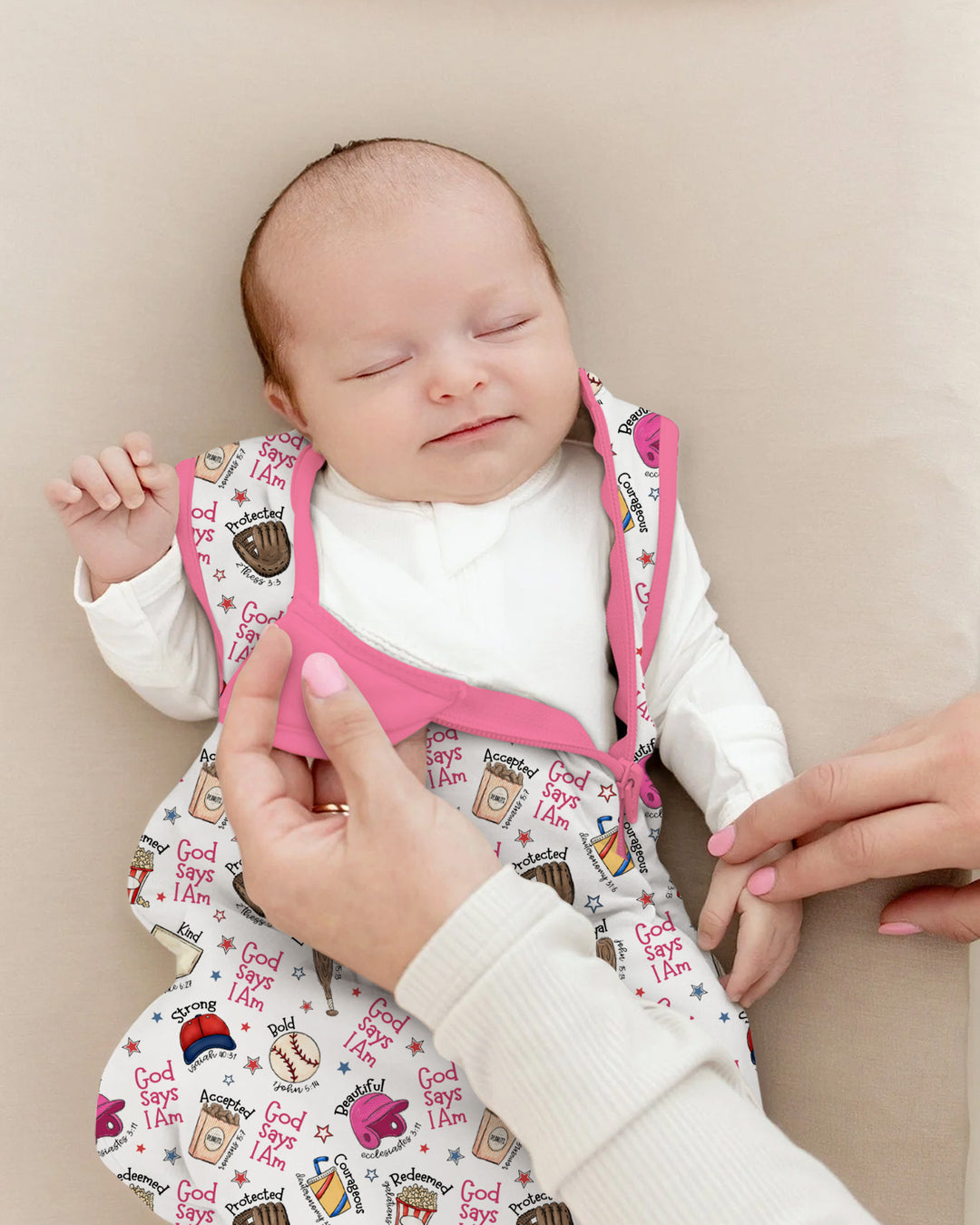 Christian Baseball Sleep Bag