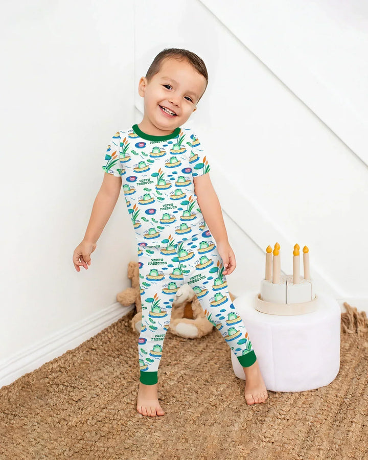 Zweiteiliges, kurzärmliges Pyjama-Set mit Marienkäfern