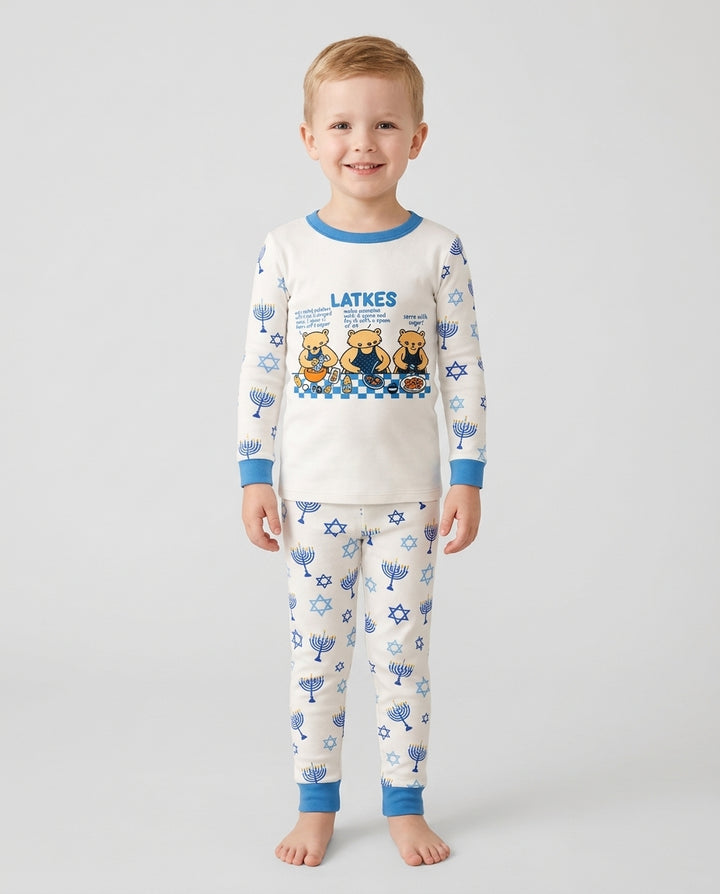 Latkes Recipe Bamboo Two Piece Long Sleeve Pajama Set