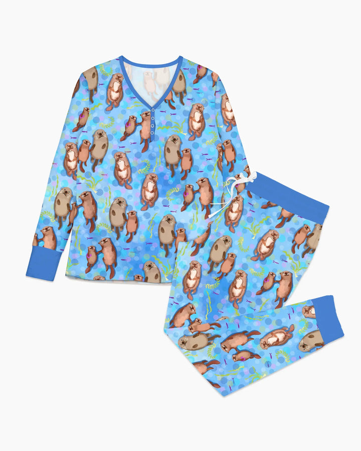 Conjunto de Pijama de Bambú Otterly Together para Mujer