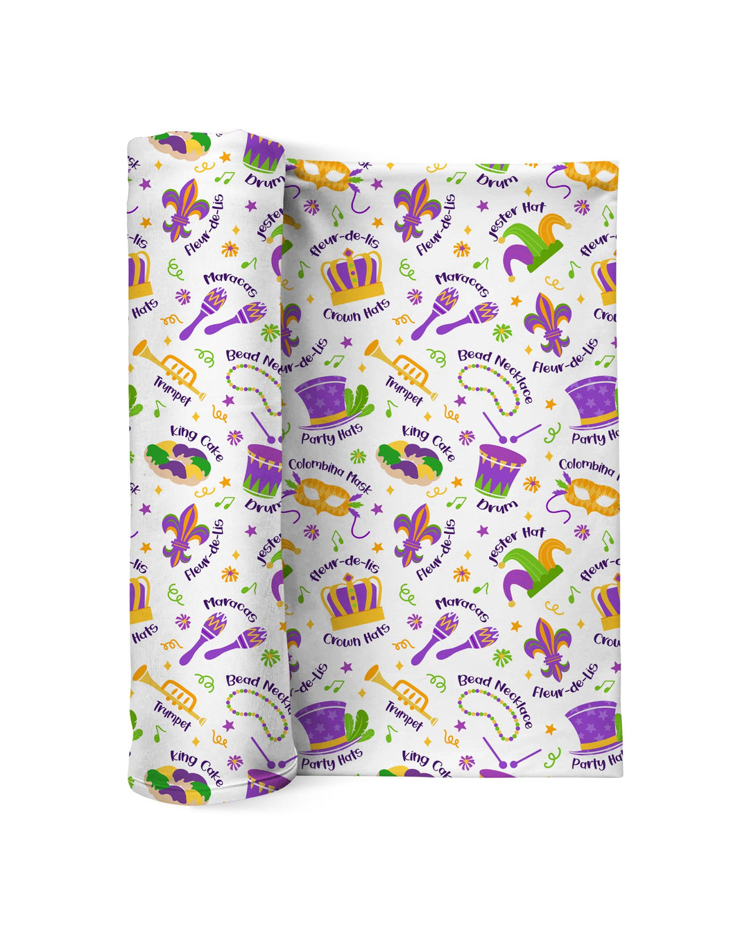 Mardi Gras Family Matching blanket