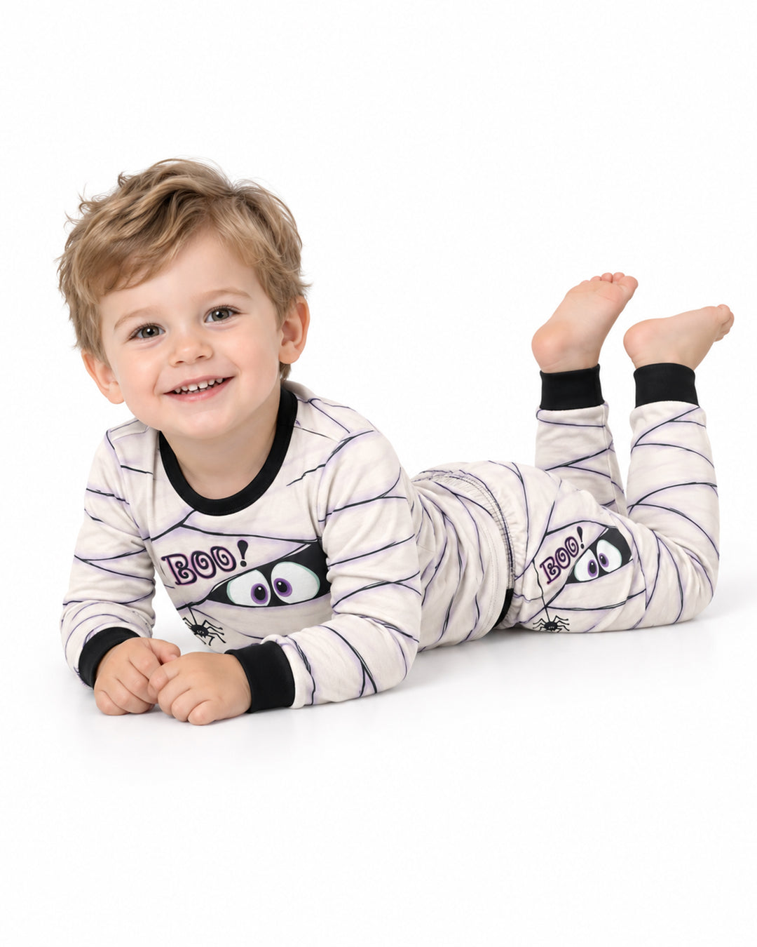 Little Mummy Halloween Bamboo Two Piece Long Sleeve Pajama Set