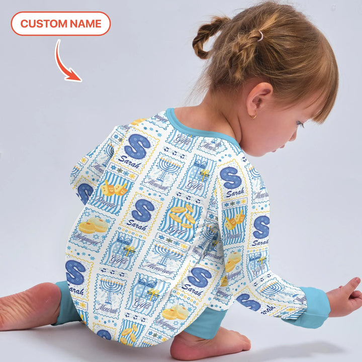 Light of Hanukkah Custom Name Convertible Zippy