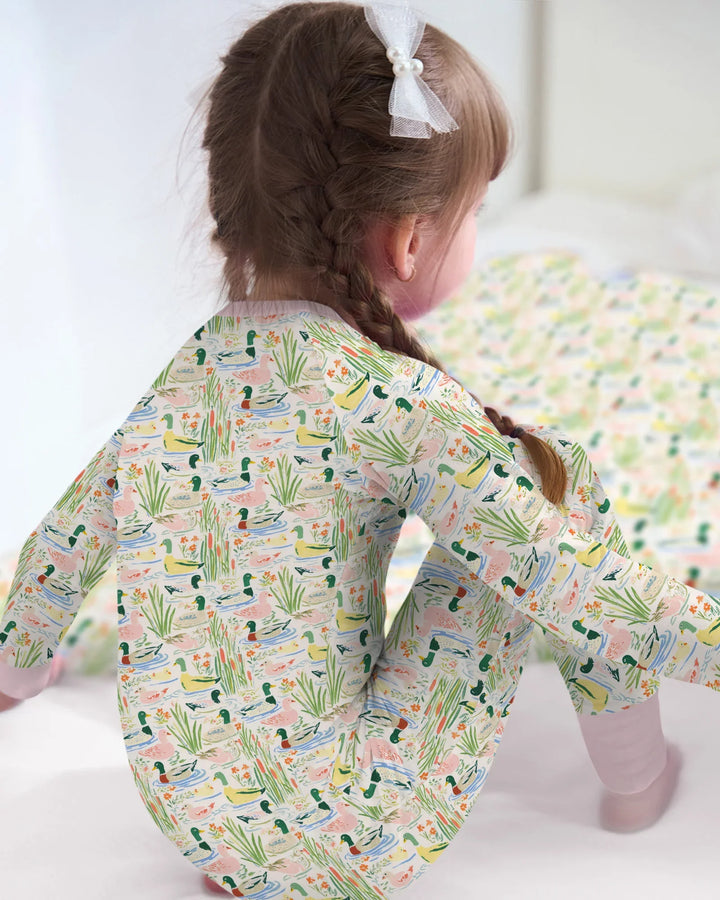Whimsical Mallard Duck Bamboo Convertible Zippy