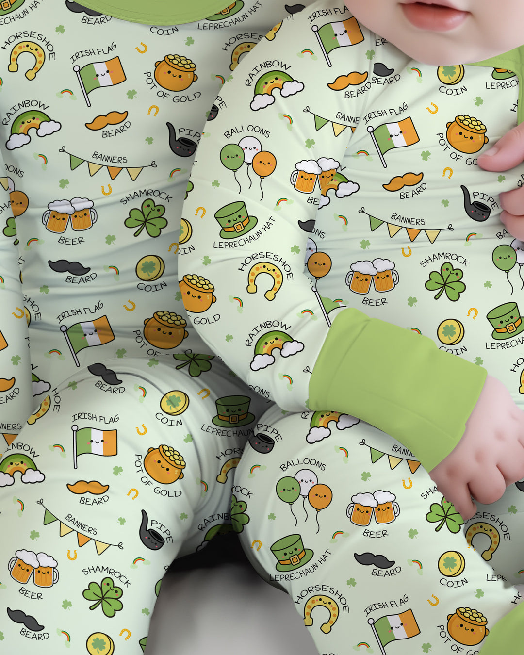 Gerippte Babykleidung mit individuellem Foto - Weich &amp; Skizzenhaft