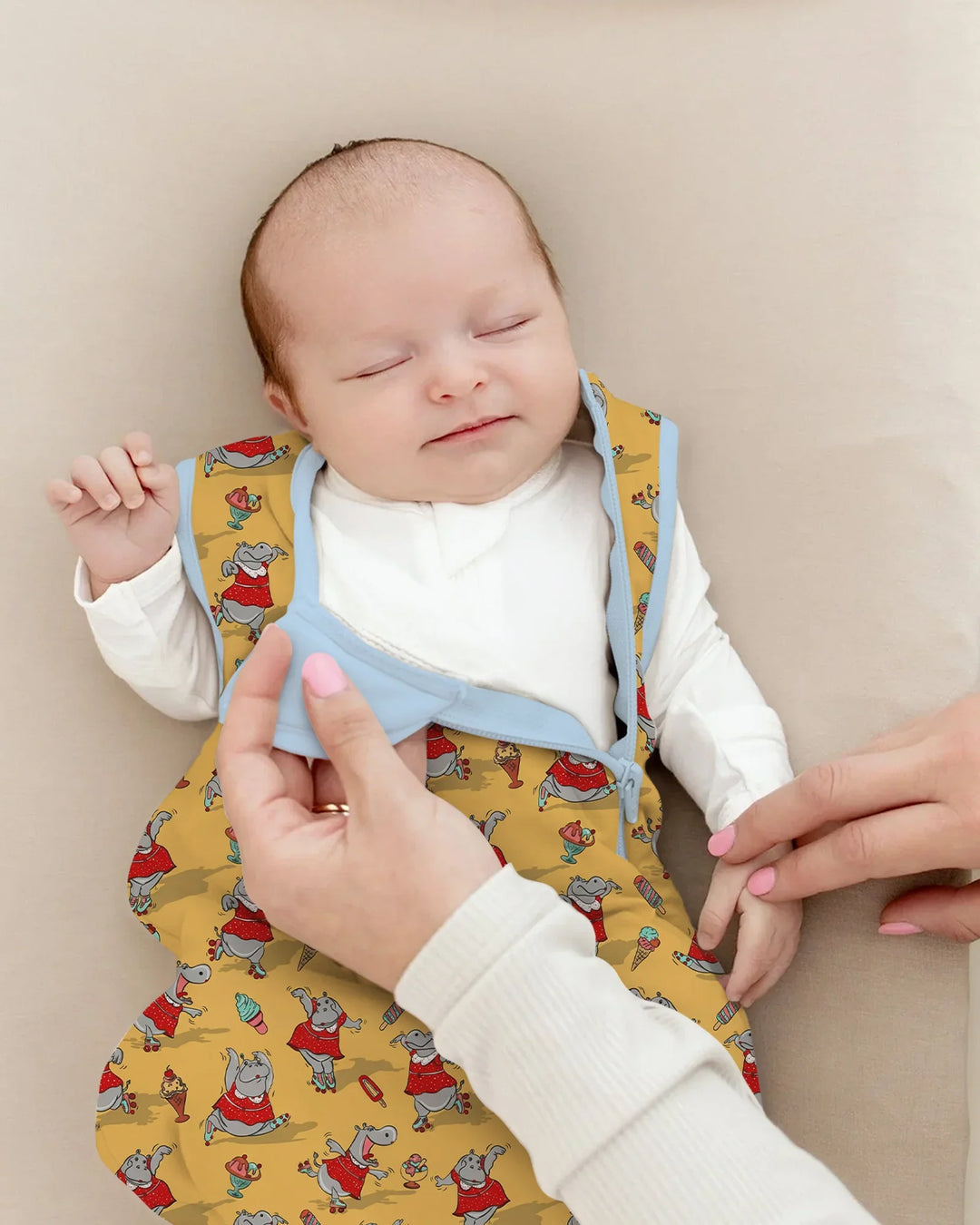 Dancing Hippo Treats Bamboo Sleep Bag