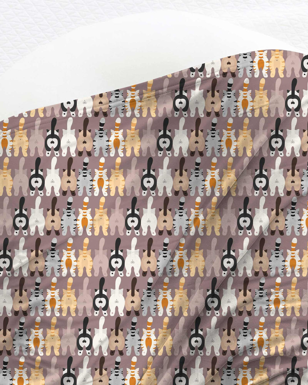 Cheeky Tails swaddle blanket