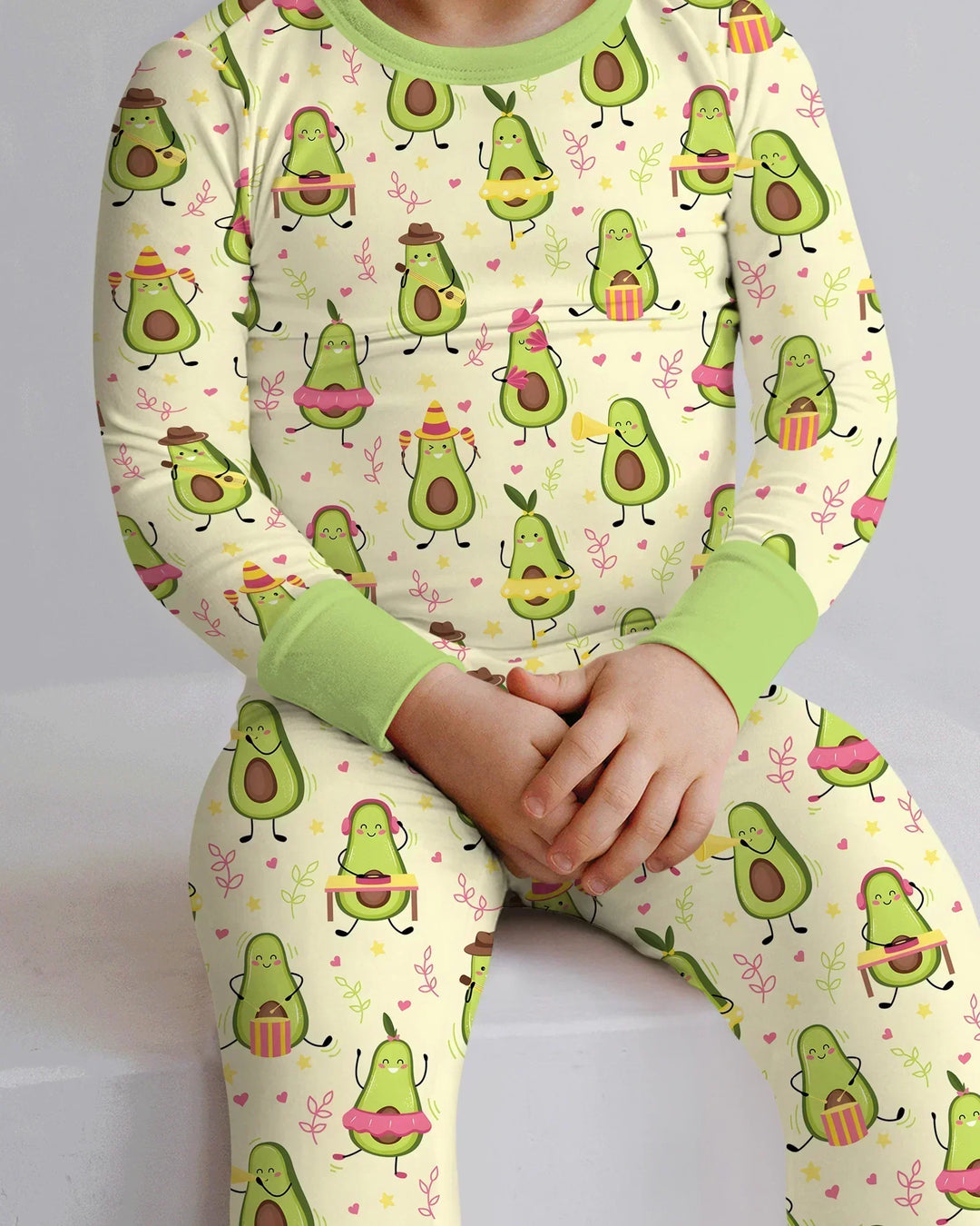 Avocado Fiesta Two Piece Long Sleeve Pajama Set