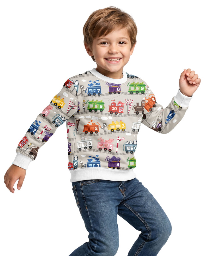 Sweatshirt mit Rundhalsausschnitt aus Bambusfaser