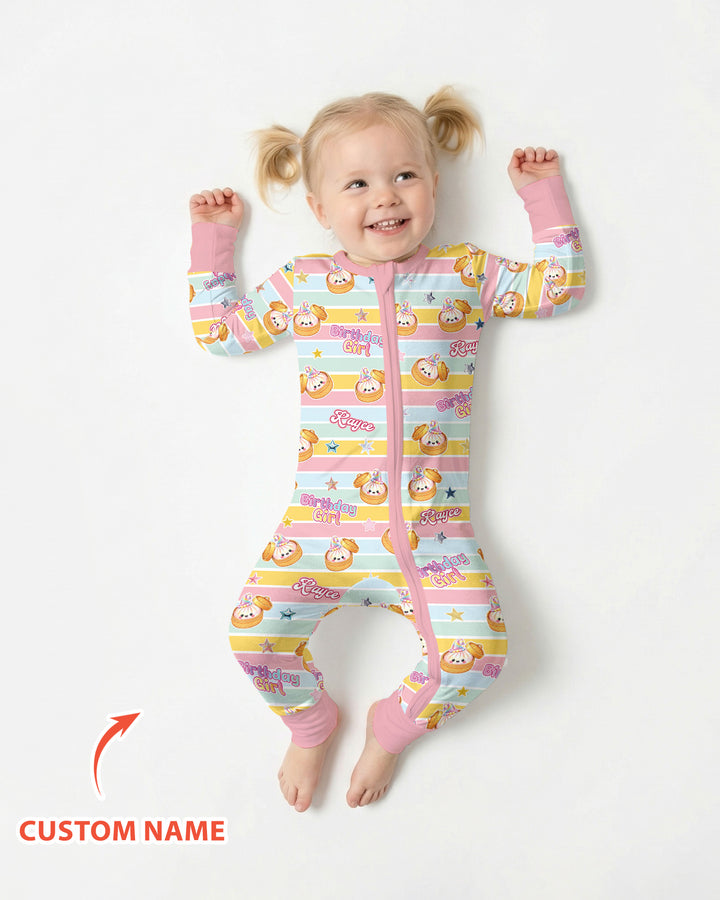 Gerippte Babykleidung mit individuellem Foto - Weich &amp; Skizzenhaft