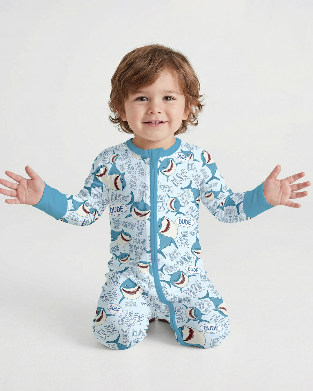 Gerippte Babykleidung mit individuellem Foto - Weich &amp; Skizzenhaft