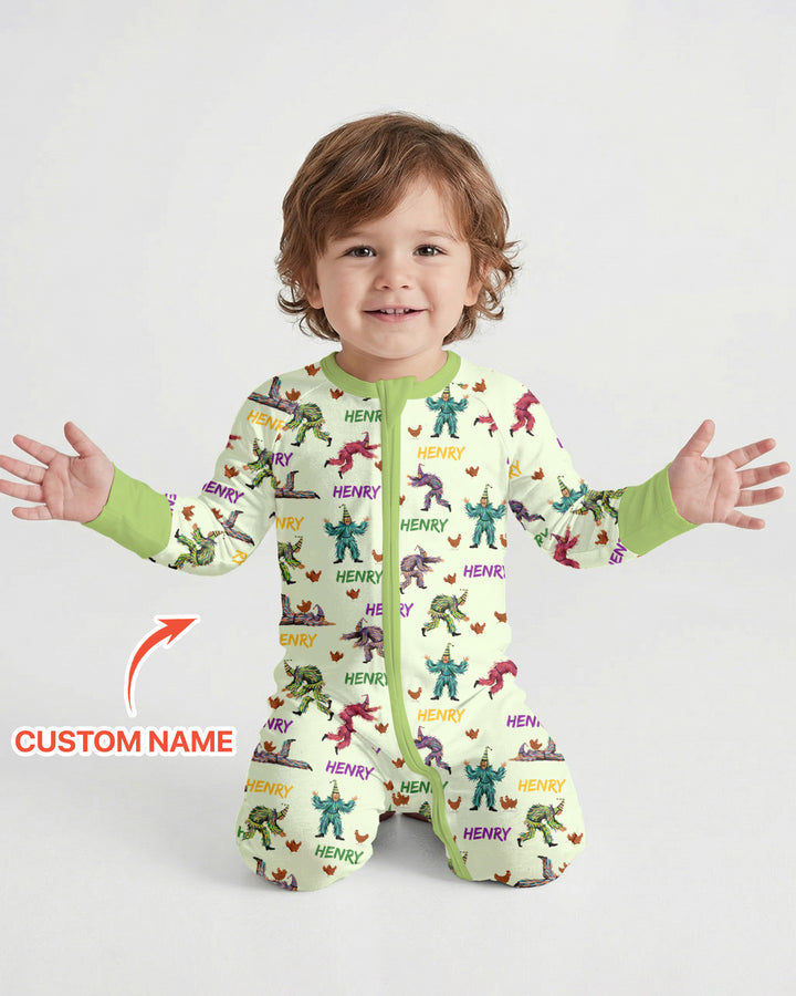 Gerippte Babykleidung mit individuellem Foto - Weich &amp; Skizzenhaft