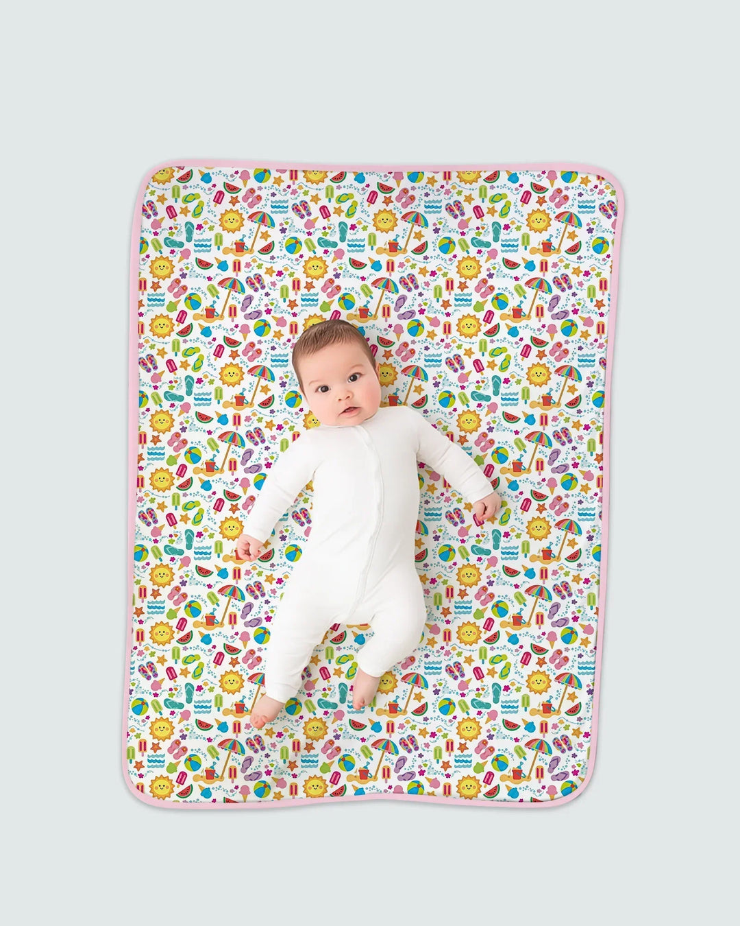 Sunshine Splash Party Bamboo Blanket