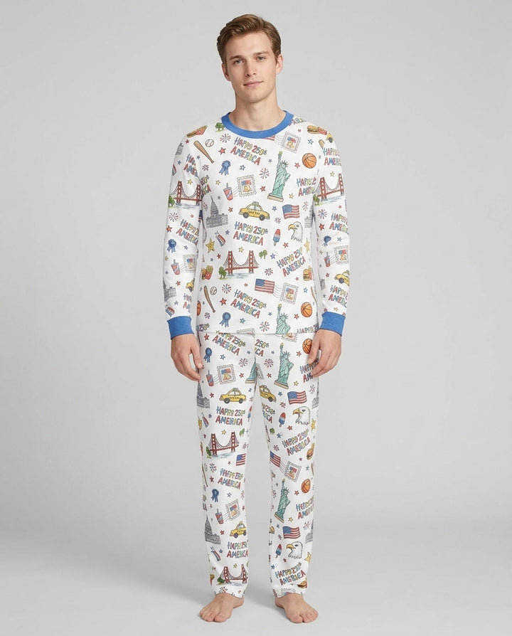 America 250 Celebration Bamboo Men's Pajama Set