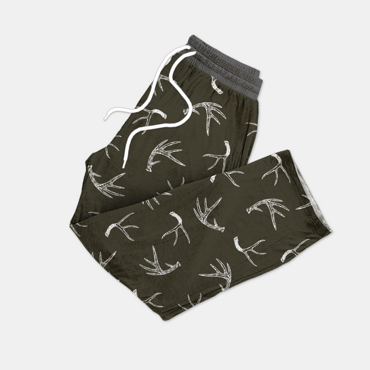 Antlers Minimalism Men's Pajama Set