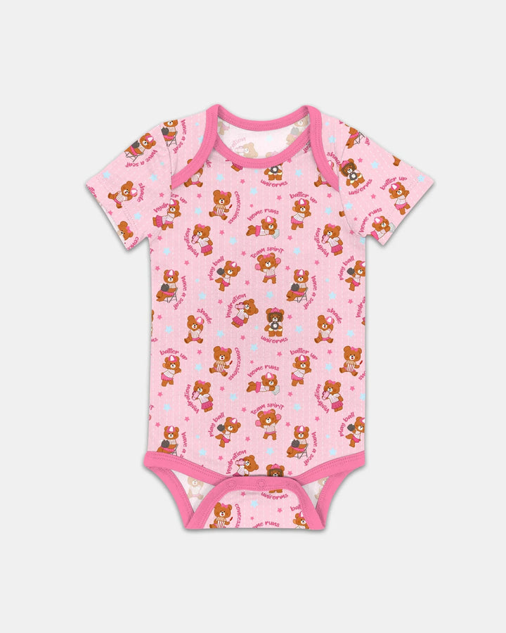 Born To Play Baseball Bamboo Bodysuit