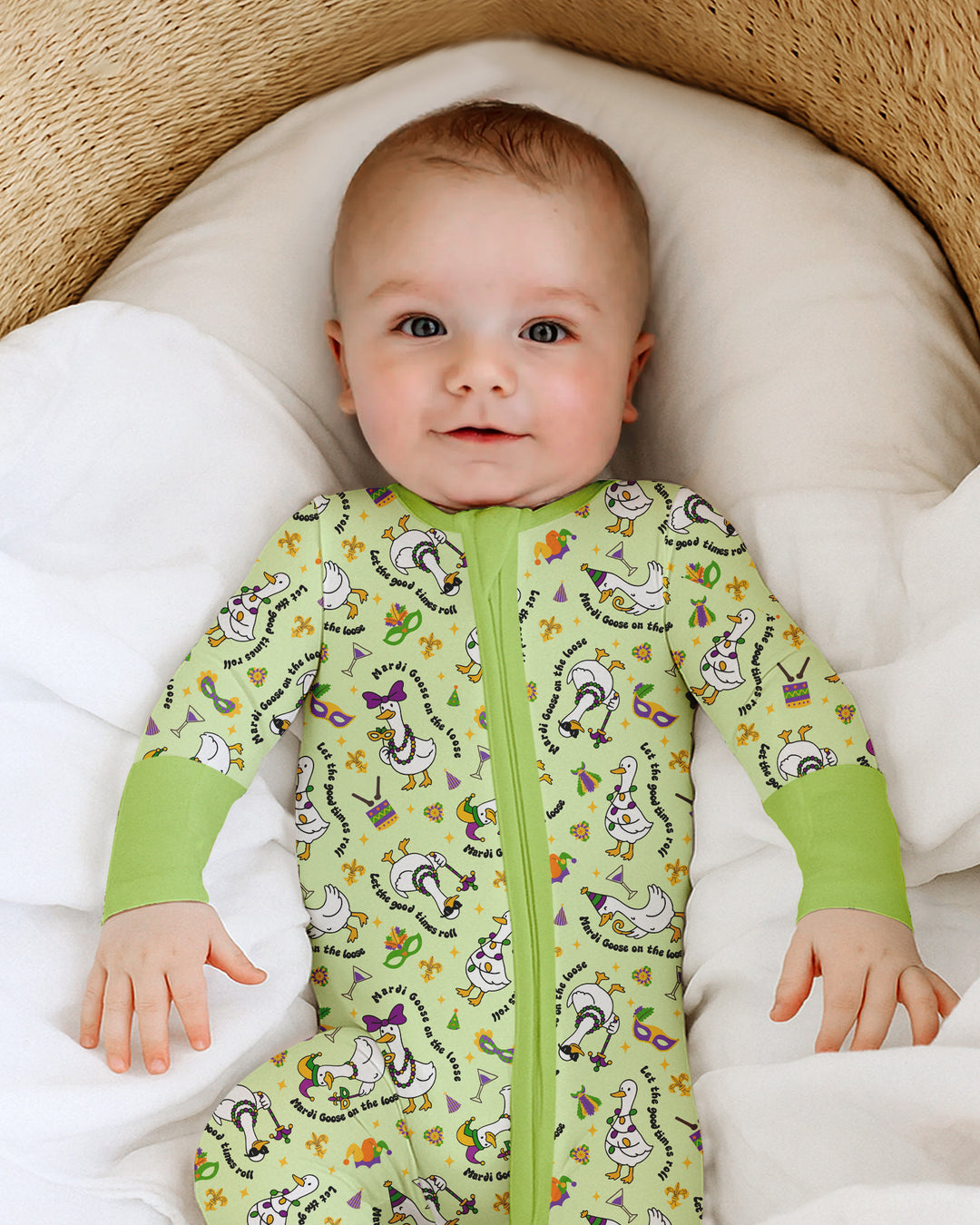 Mardi Gras Silly Goose Convertible Zippy