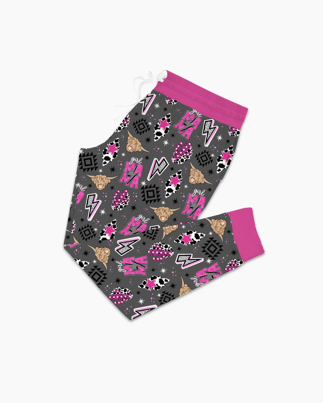 Western Mama & Me Matching  Bamboo Women Pajama Set