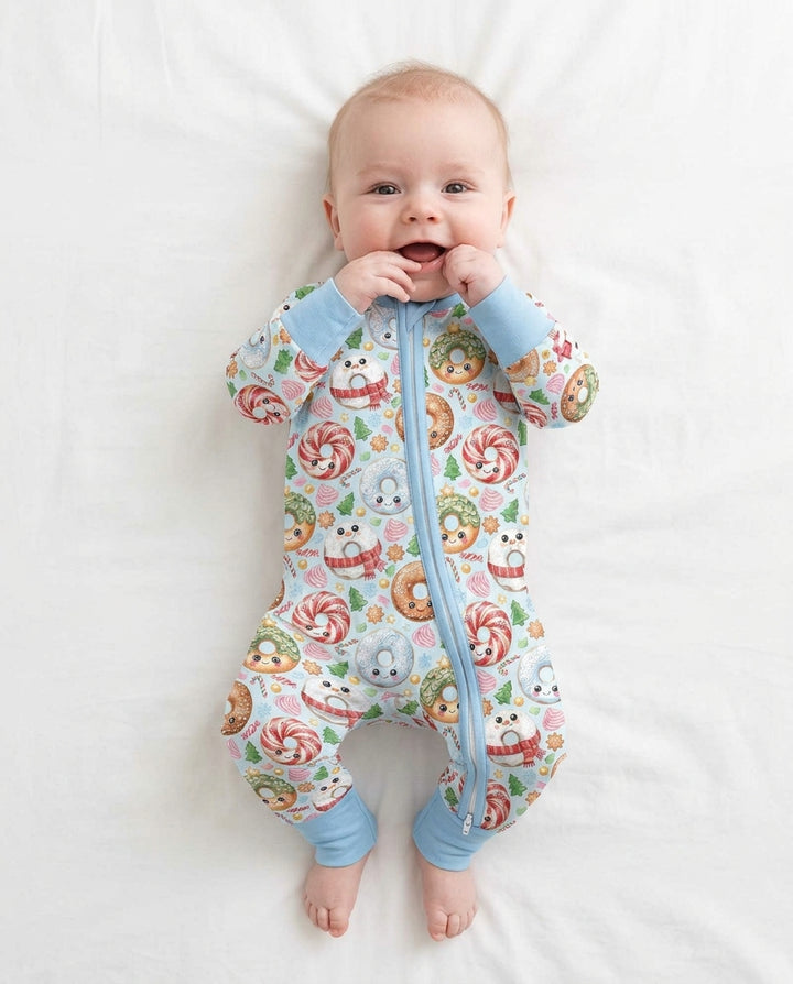 Kawaii Christmas Donuts Bamboo Convertible Zippy