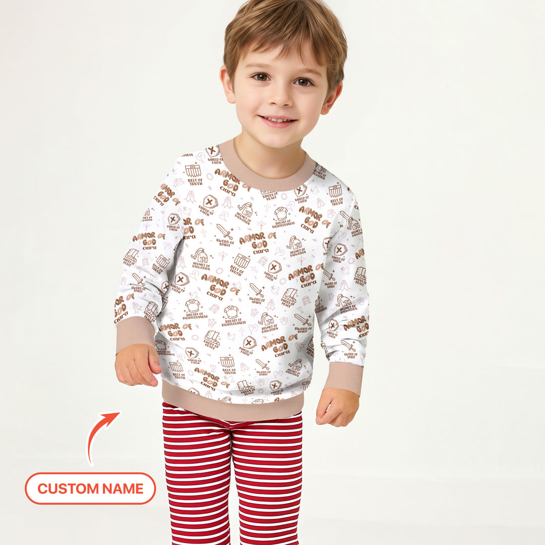 Armor of God Custom Name Crewneck Sweatshirt