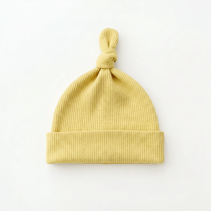 Ribbed Bamboo Knotted Hat