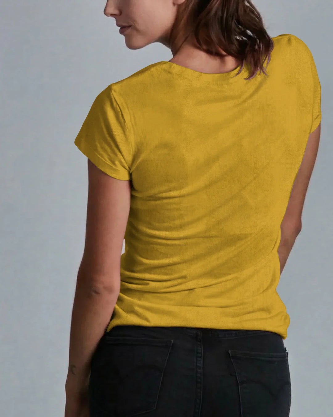 Solid Color Bamboo Women T-Shirt