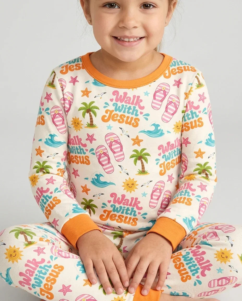 Conjunto de pijama de dos piezas de manga larga de bambú con estampados islámicos