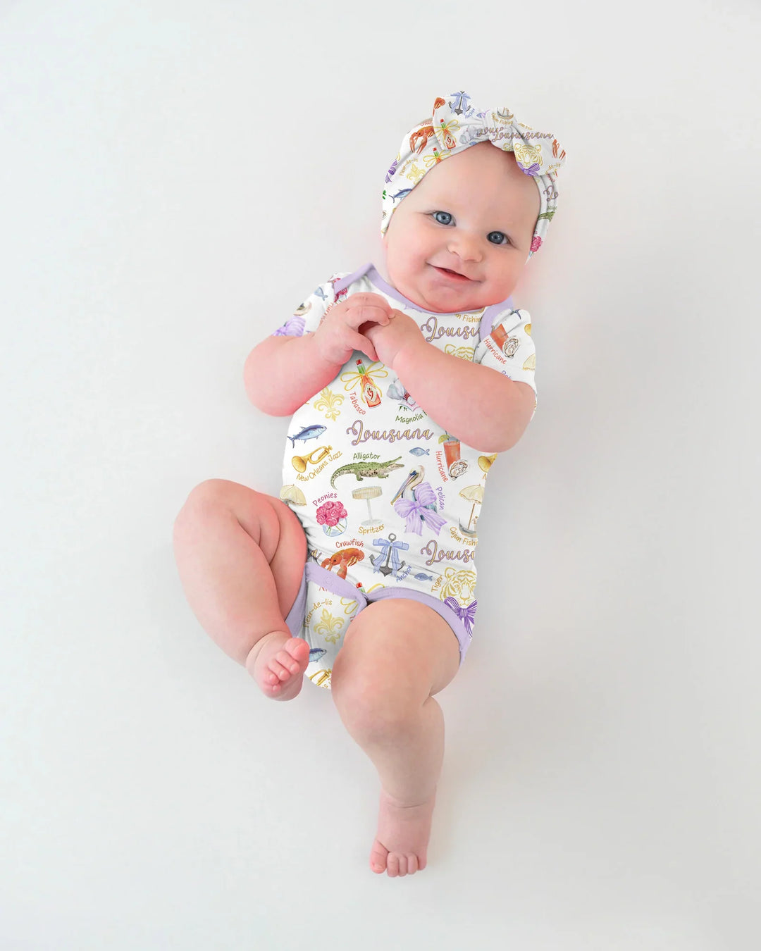 Louisiana Preppy Summer Bamboo Bodysuit
