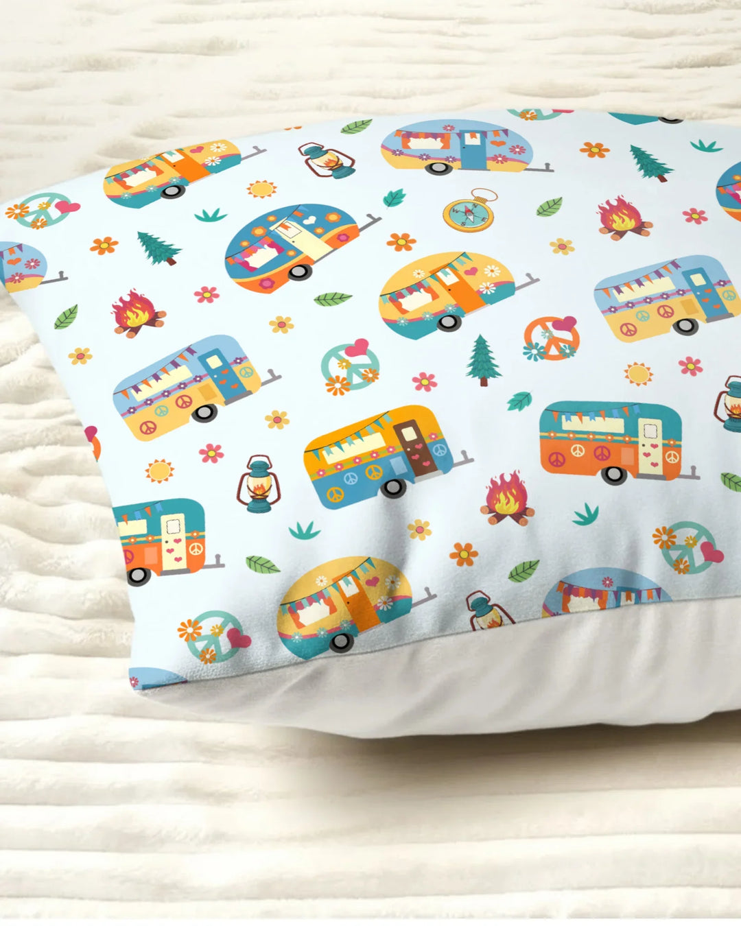 Happy Little Camper Bamboo Pillow Case